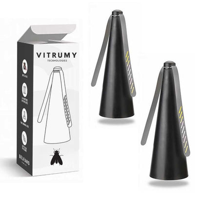 Repelente Antimoscas con Aspas Seguras y Silenciosas - (Pack de 2 Unidades) · Vitrumy FlyGuard Boom