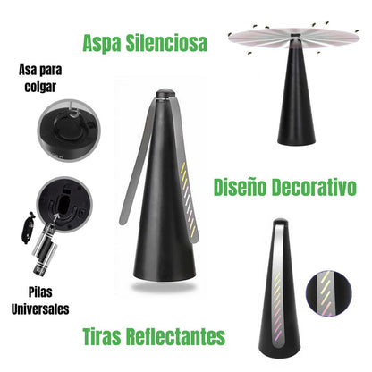 Repelente Antimoscas con Aspas Seguras y Silenciosas - (Pack de 2 Unidades) · Vitrumy FlyGuard Boom